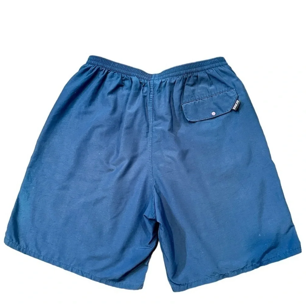 PATAGONIA, MENS, RELAXING & FLATTERING, SWIM TRUNKS. QUICK DRYING NYLON